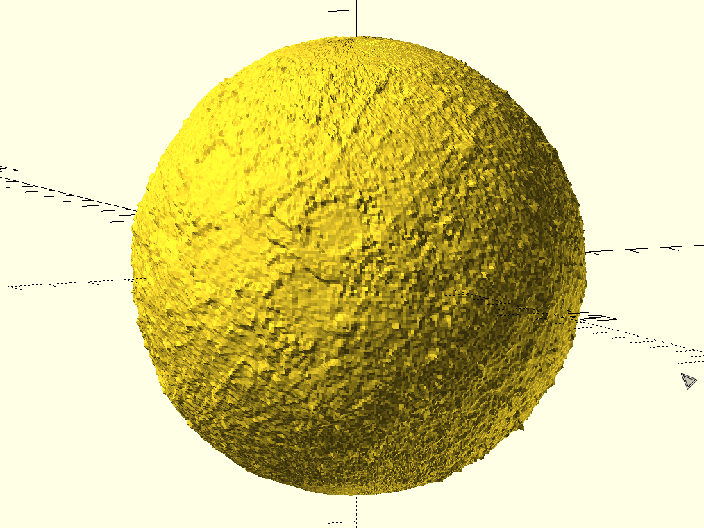 Spherical Texture Mapping for OpenSCAD