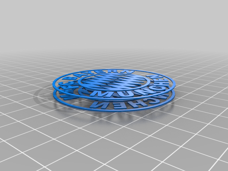 Bayern München Logo Keychain