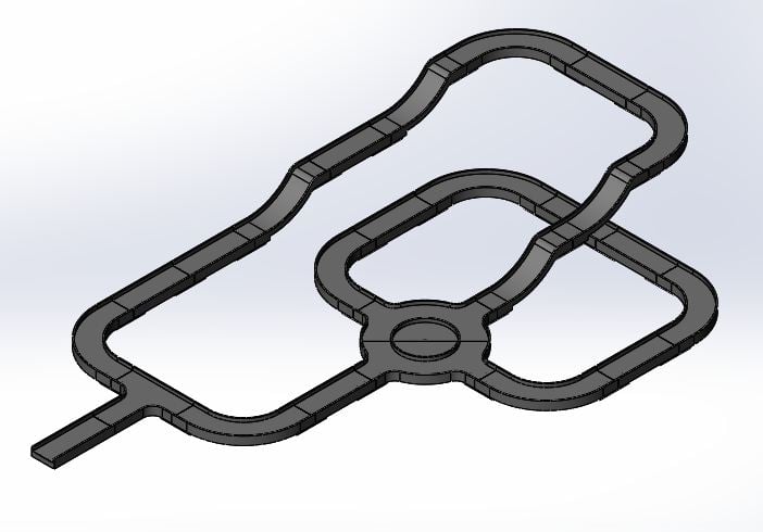Customizable Lego Duplo Track for hot wheels