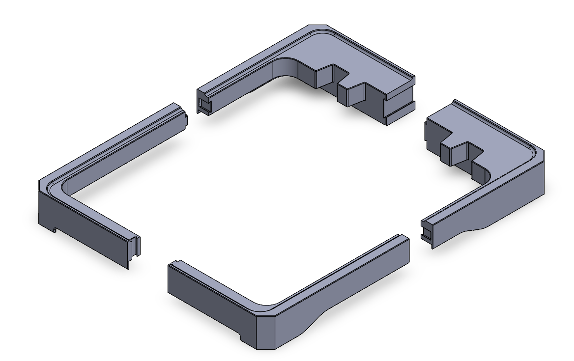 4 piece U1 cover adapter