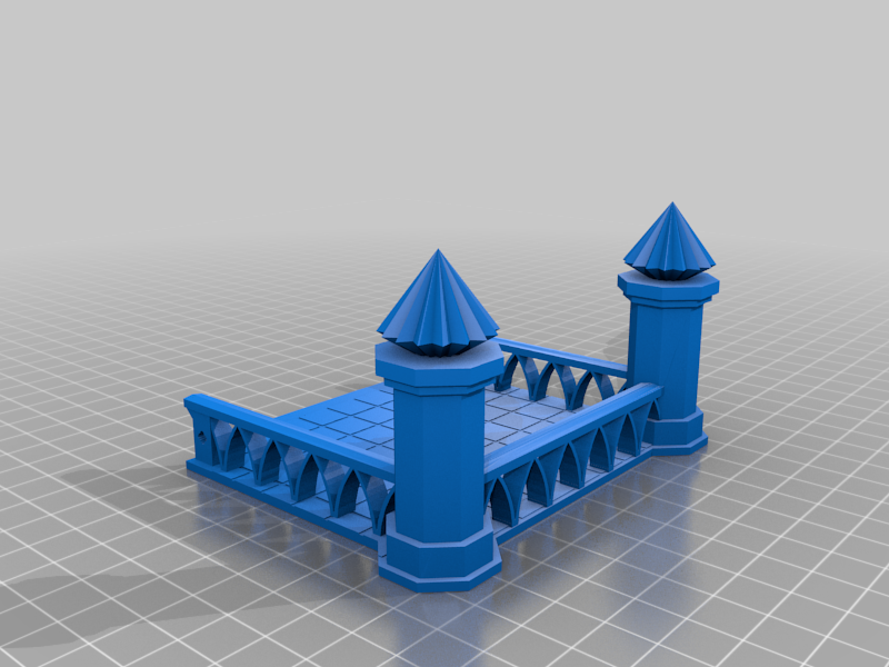 Terrace with columns for Pegasus Hobbies