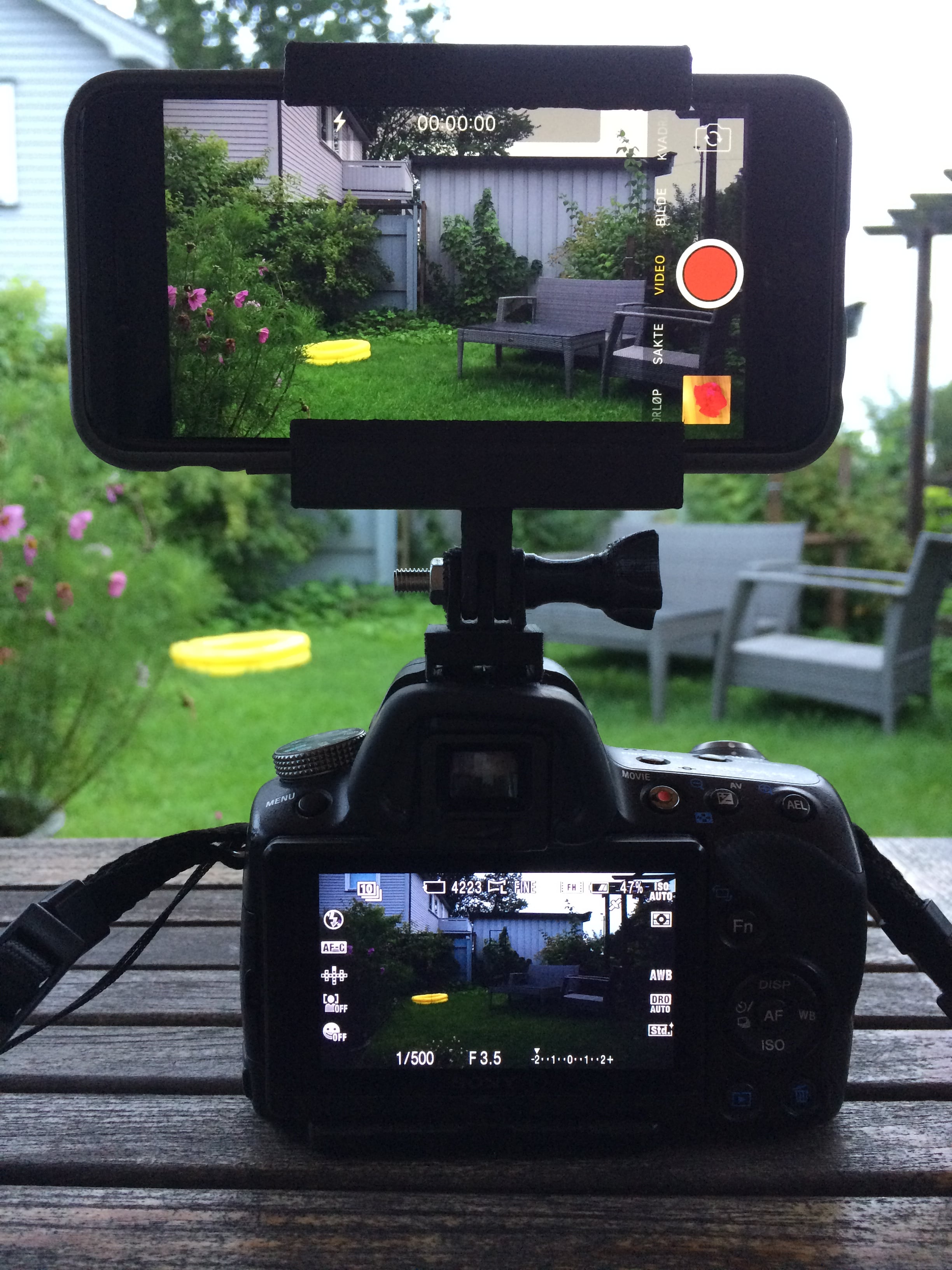 Sony Alpha iPhone Stand