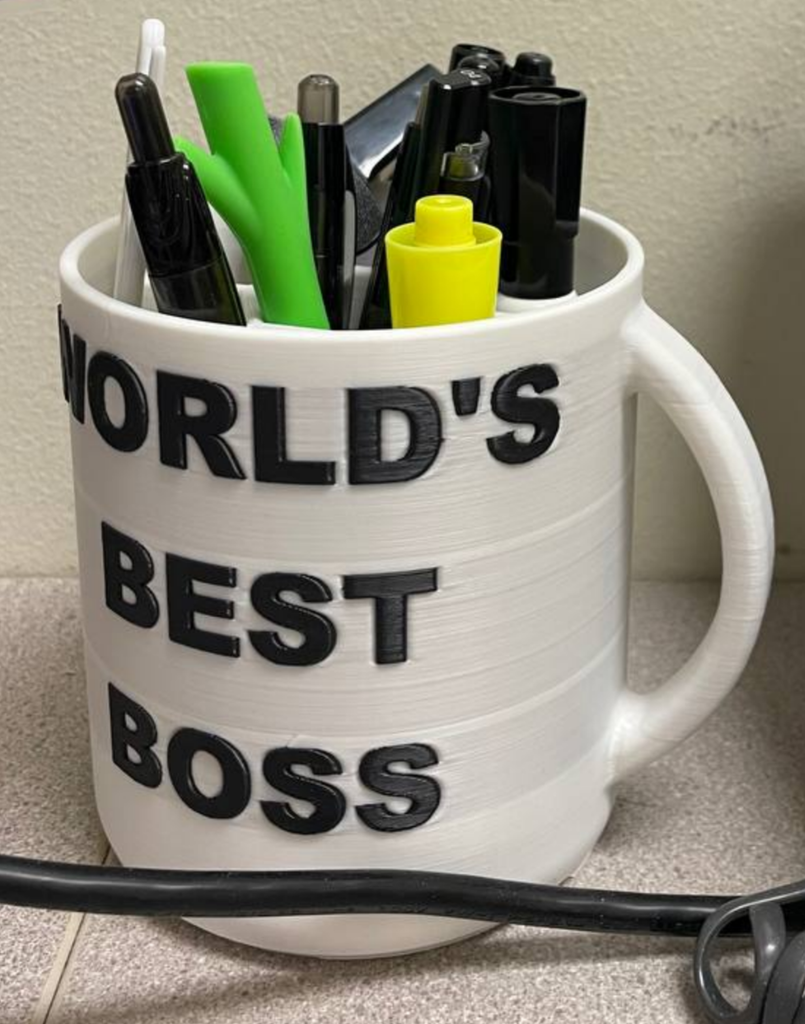 World's Best Boss Coffee Cup Organizer