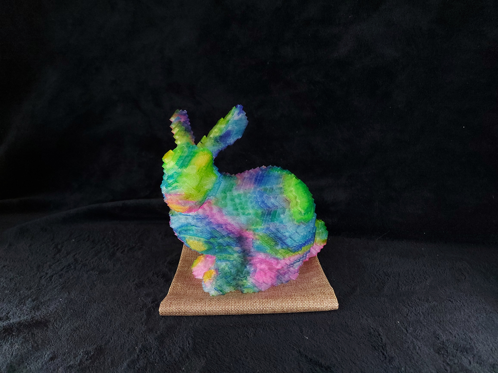 Pixel Stanford Bunny