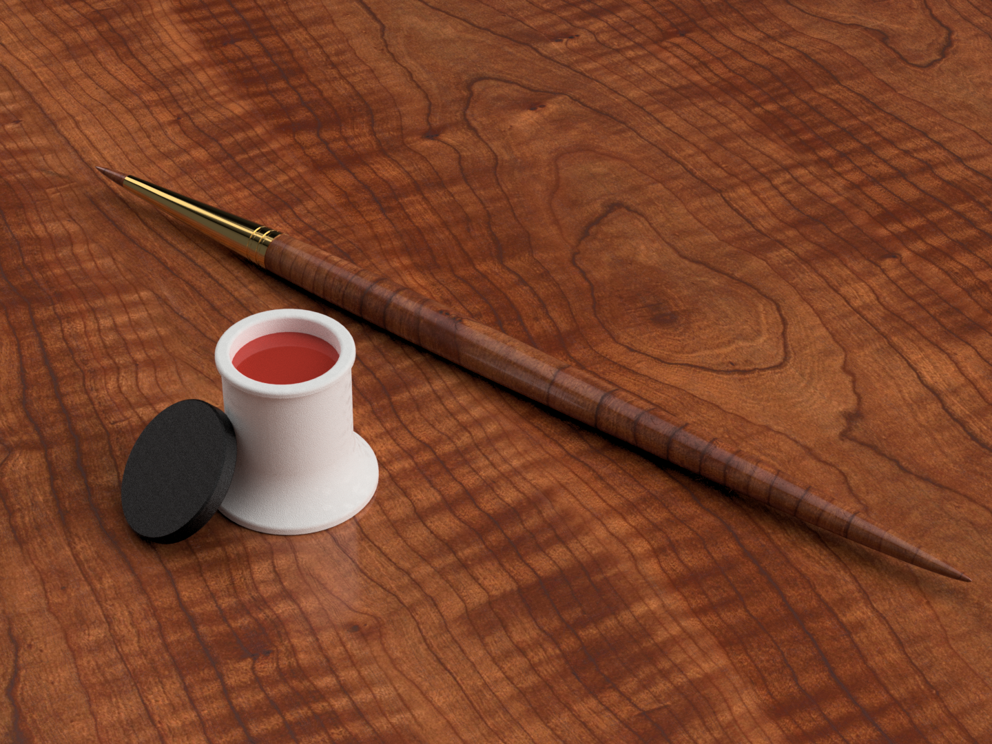 Simple paint cup with airtight lid