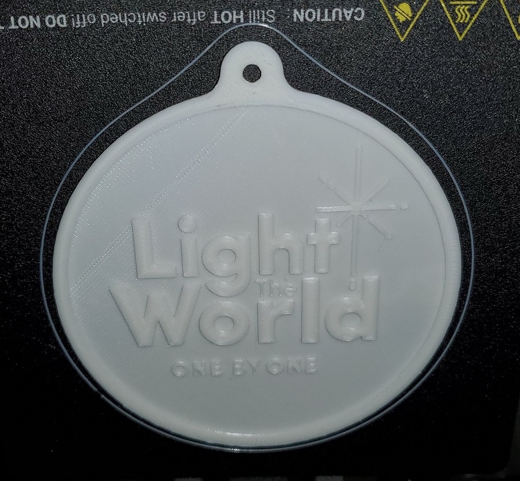 Light The World Christmas Ornament