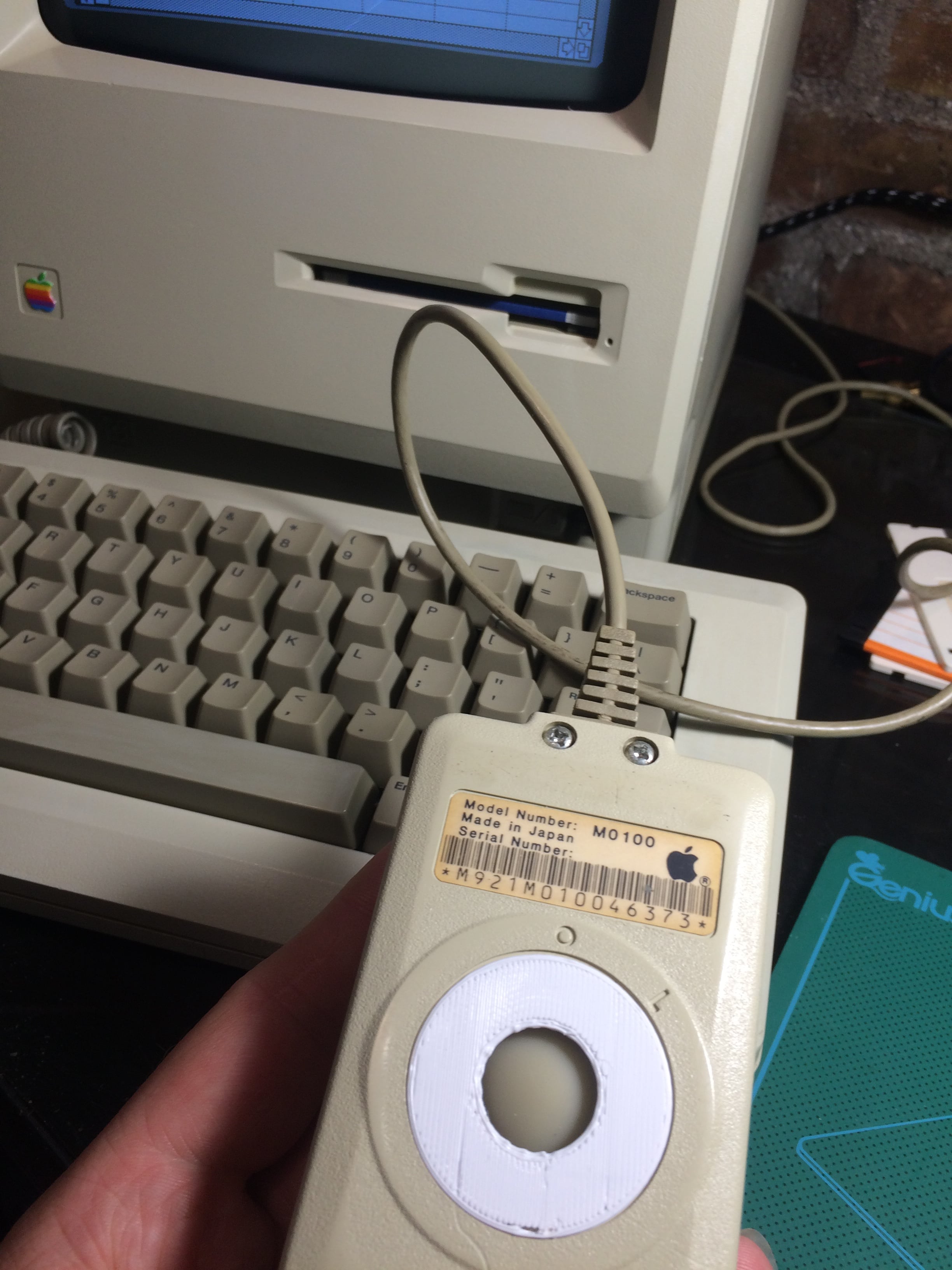 Apple M0100 Mouse Retainer - for 128k, 512k, Plus and Apple IIe Mice