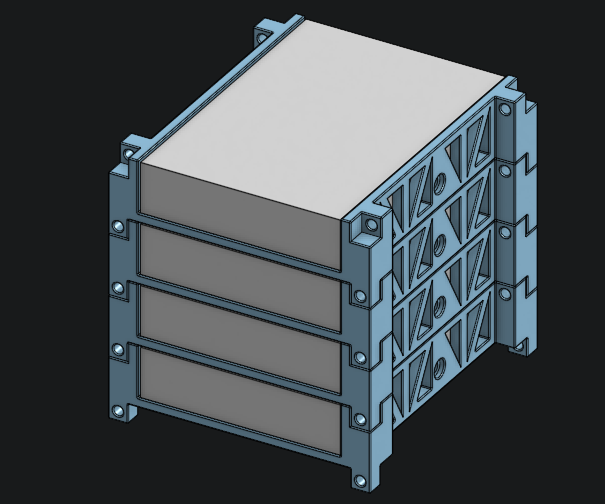 Stackable Hard Drive Storage Rack
