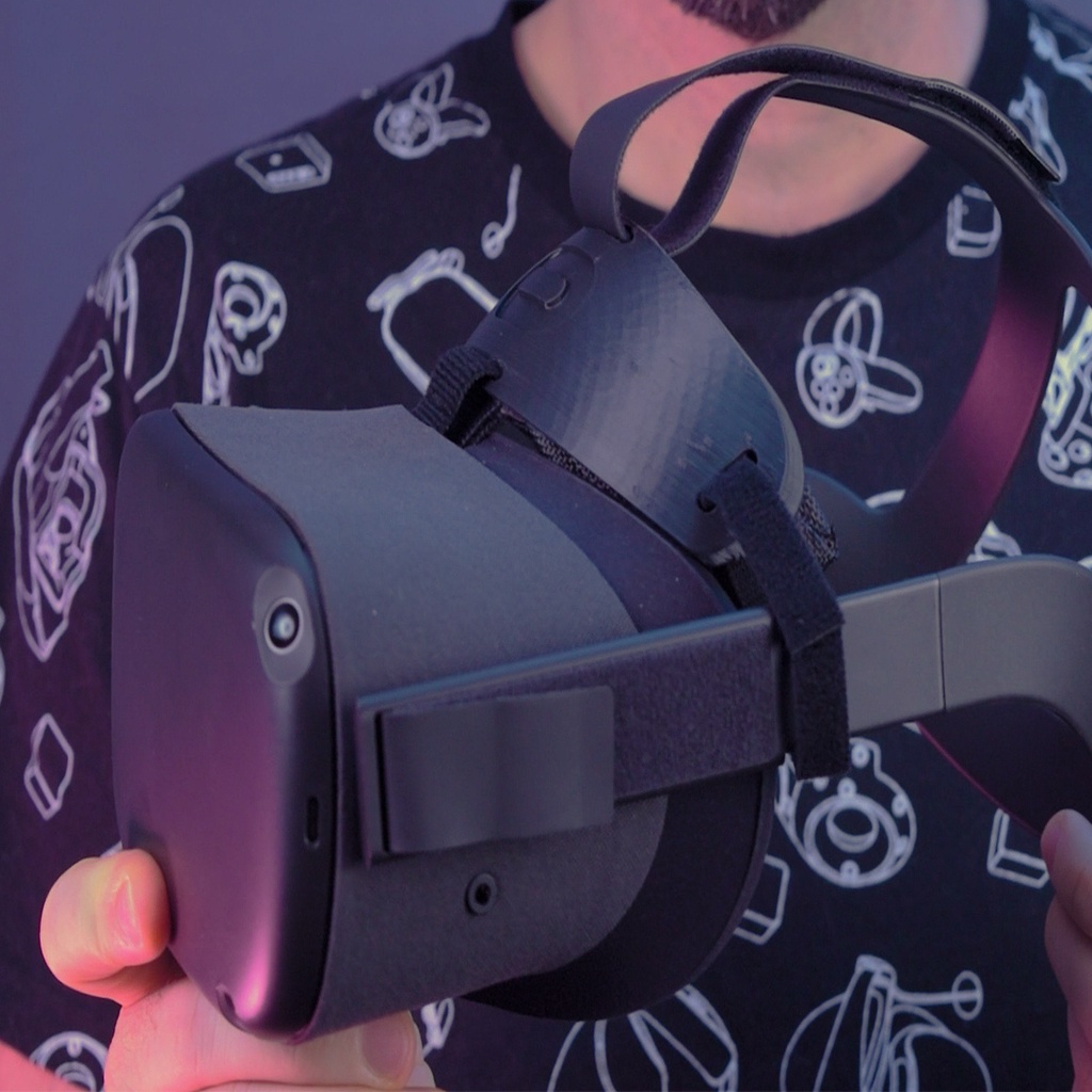 Forehead Relief Plate for Oculus Quest with Strap Passthrough Vive DAS