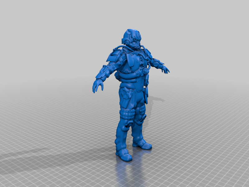 Helghast Assault soldier rigged