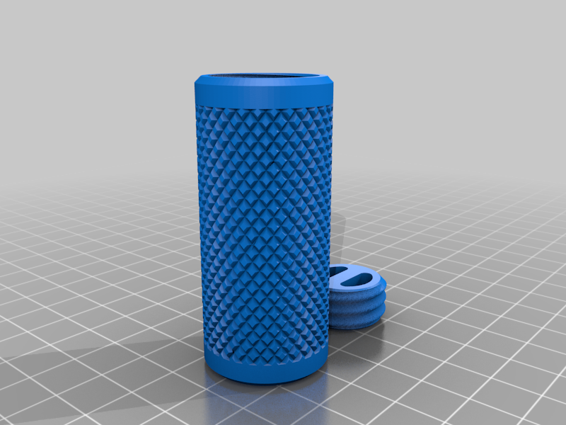 18x46 knurled container