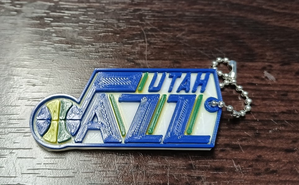 Utah Jazz Logo keychain