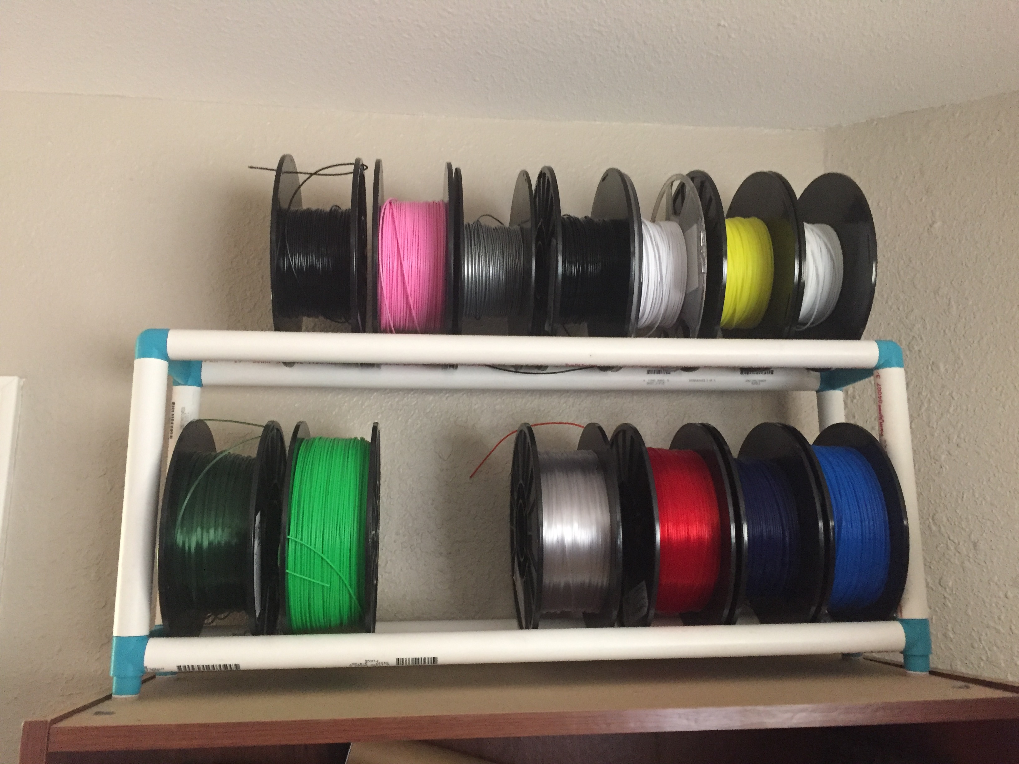 PVC Spool Storage Rack
