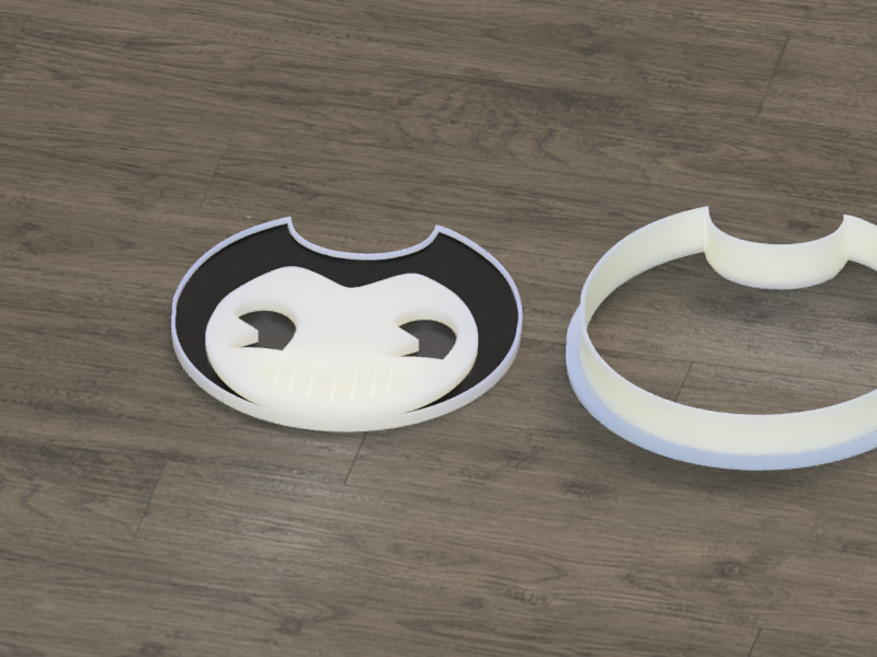 Bendy and the Ink Machine Cookie Cutter and Stamp