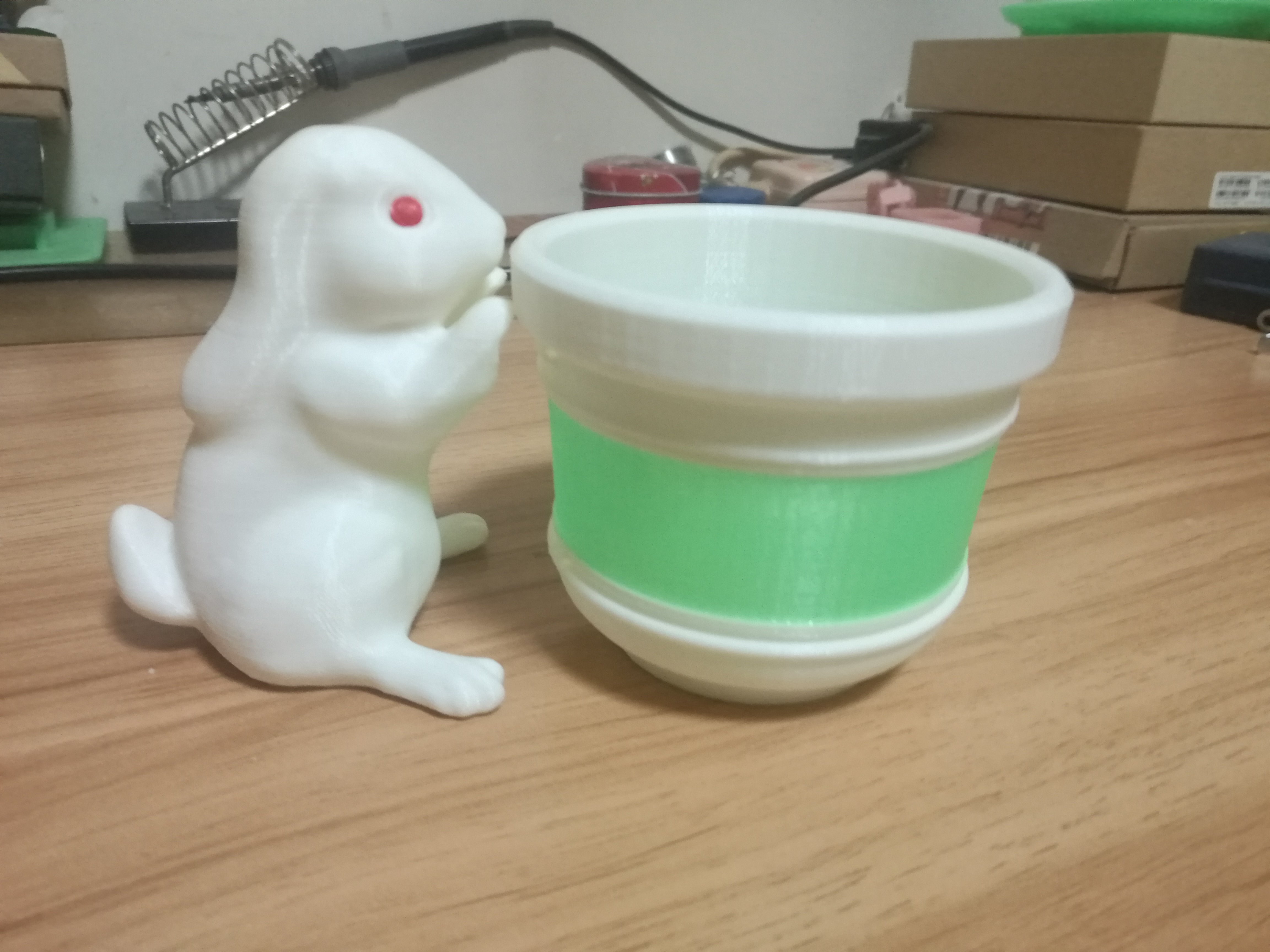 Easter Bunny Planter (pot with base)
