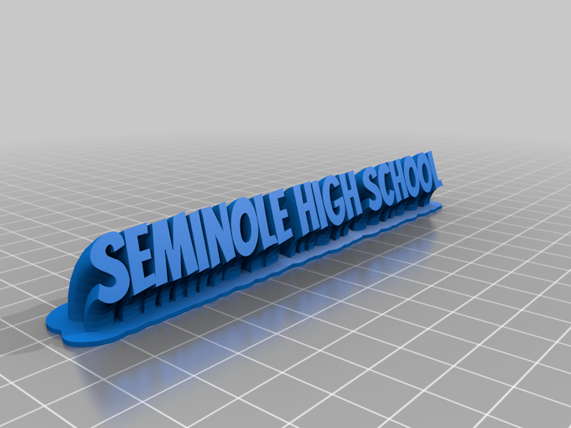 Seminole High School text