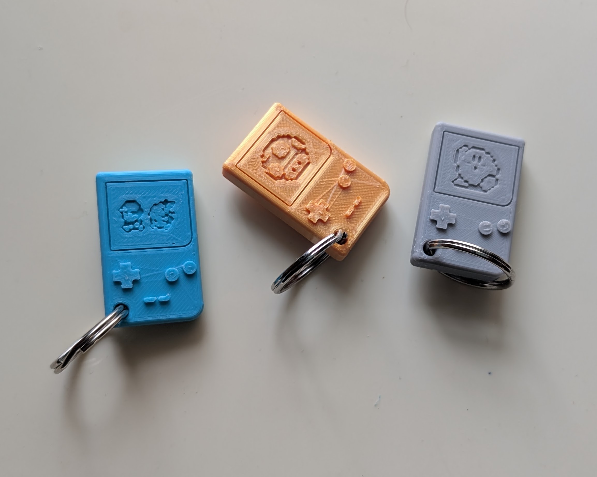 Nintendo Characters Gameboy Keychains