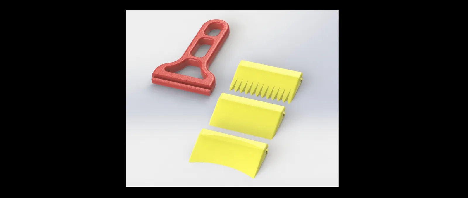 Miniatura 8 do modelo 3D Printer bed scraper re-usable.