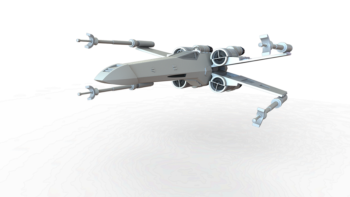 X-Wing Fighter w/working x-wing