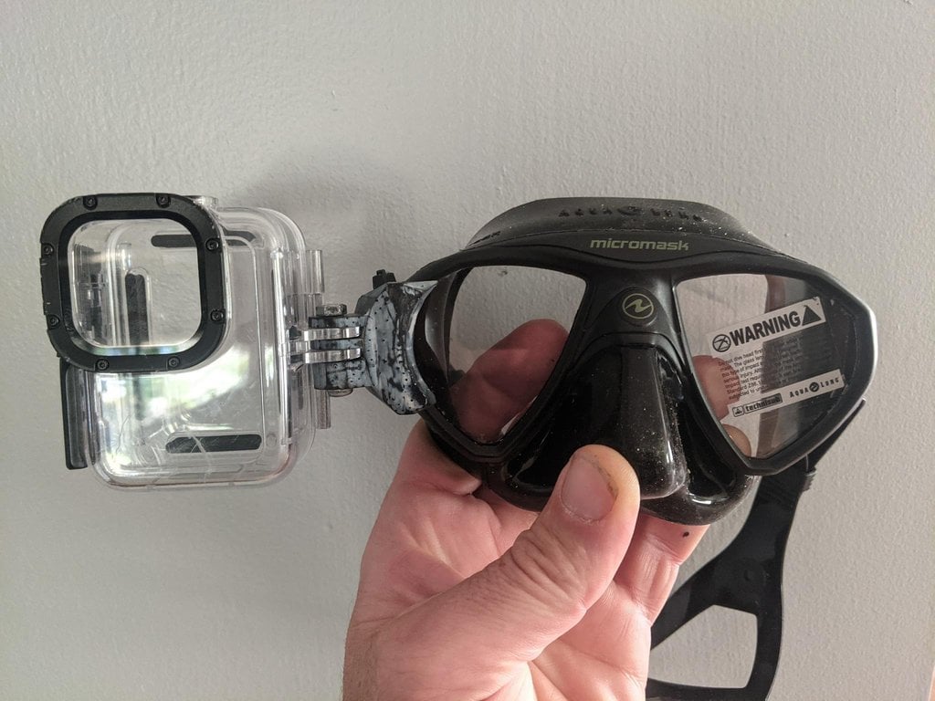 Mares MicroMask Dive Mask GoPro Mount
