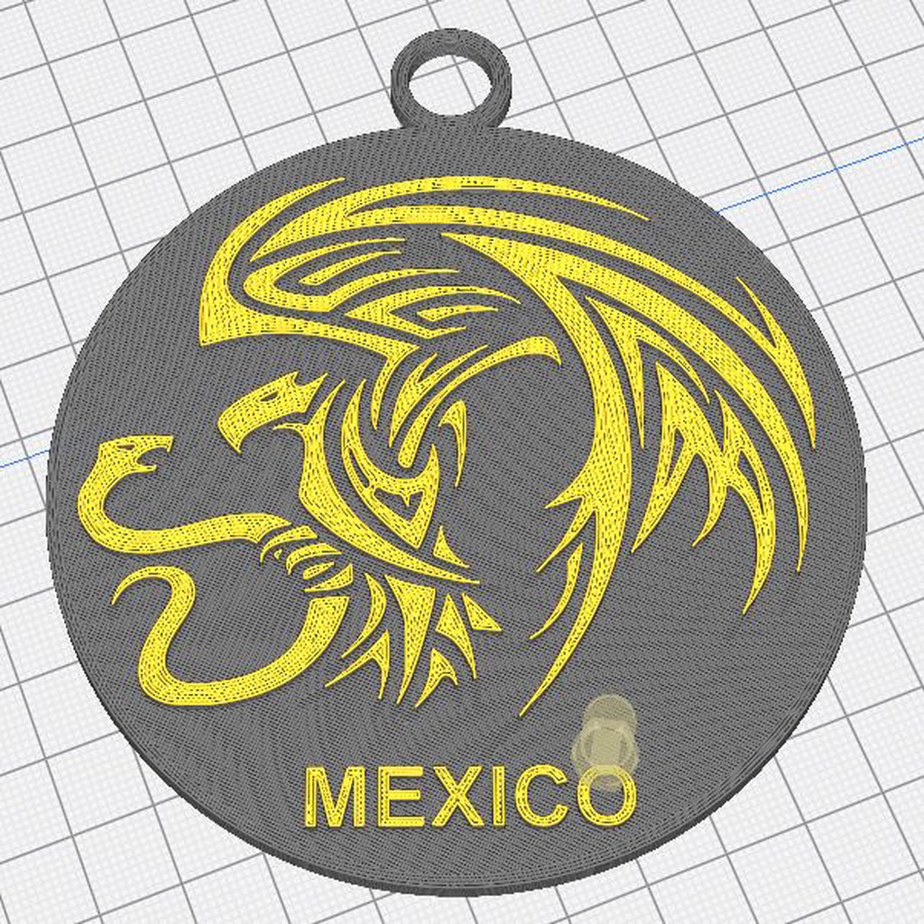 MEXICO EAGLE ORNAMENT 2019
