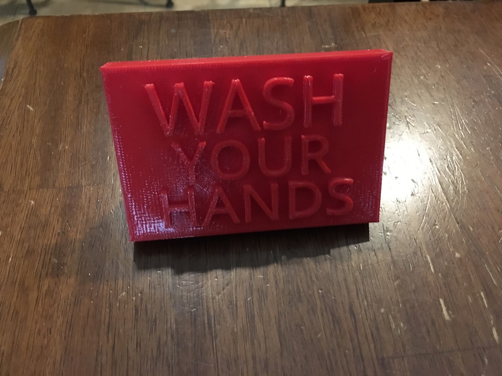 Wash Your Hands sign