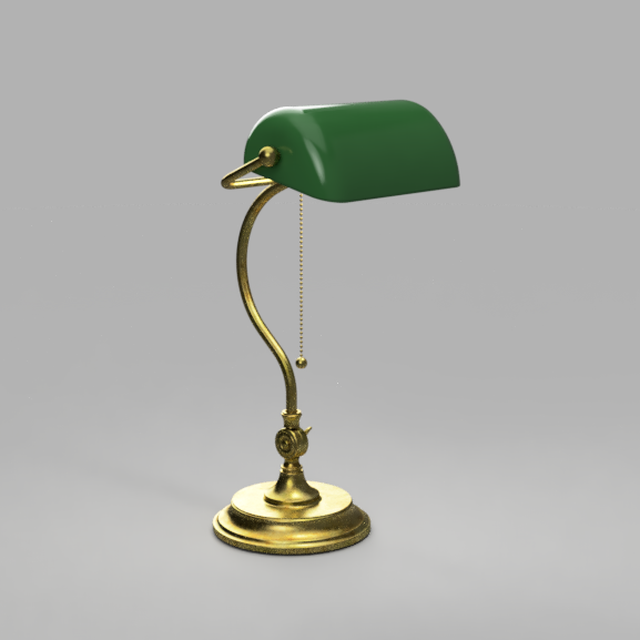 Banker desk lamp