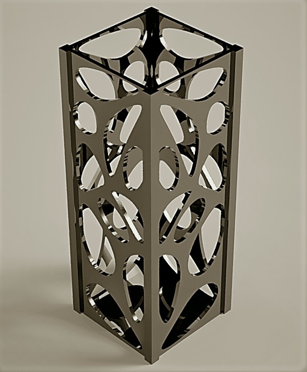 Customizable voronoi pencil holder