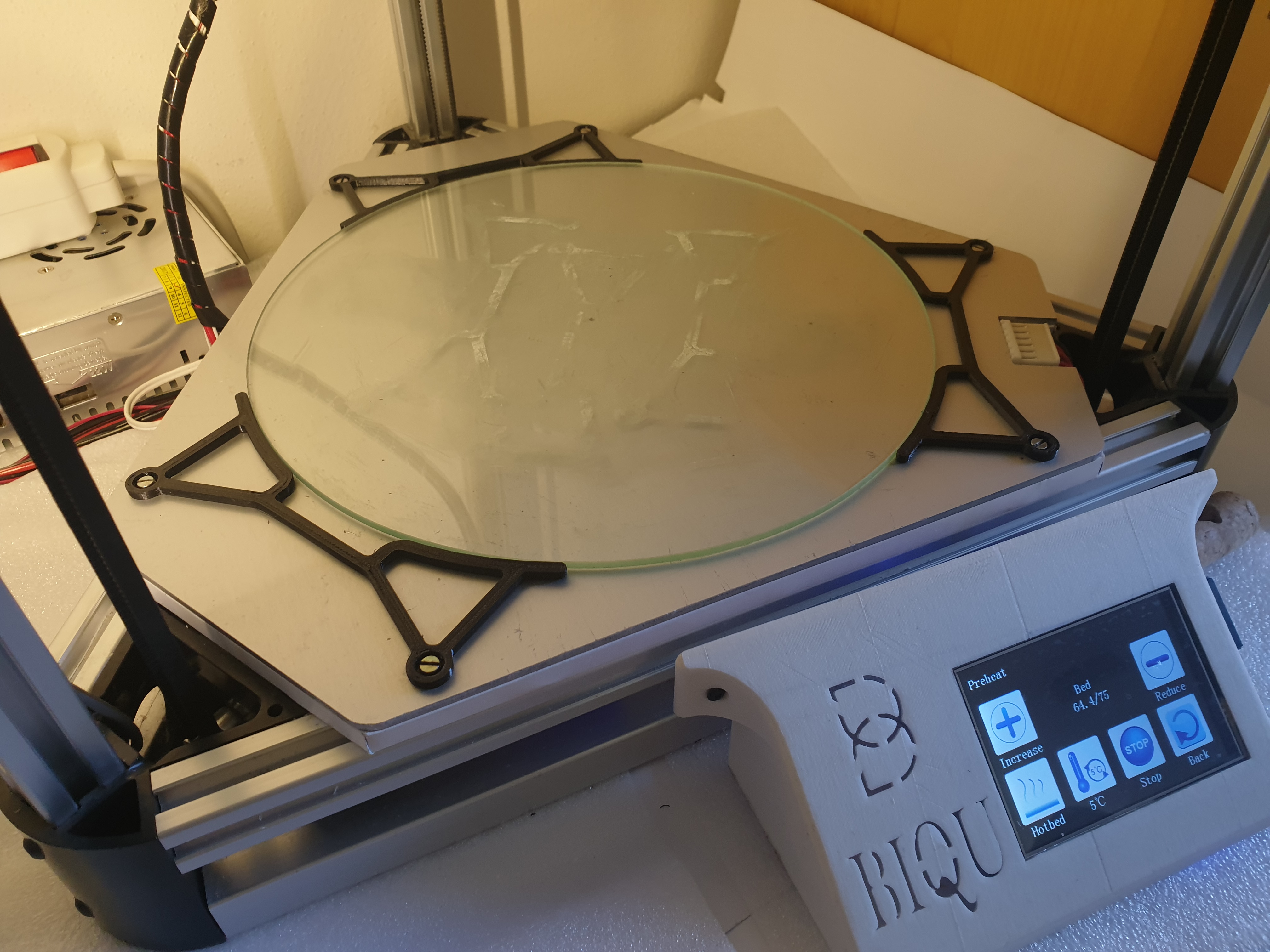 Kossel Plus / Pro glass plate mount (Biqu, Bigtreetech) Fixed