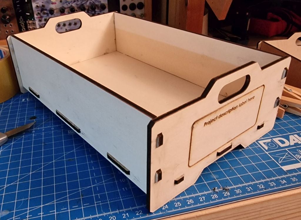 Small lasercut project box