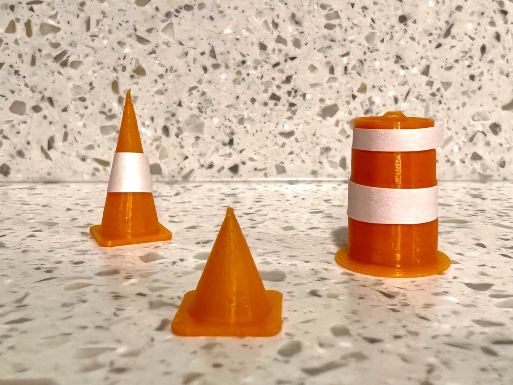 Traffic Cones : Barrel , Tall , Standard