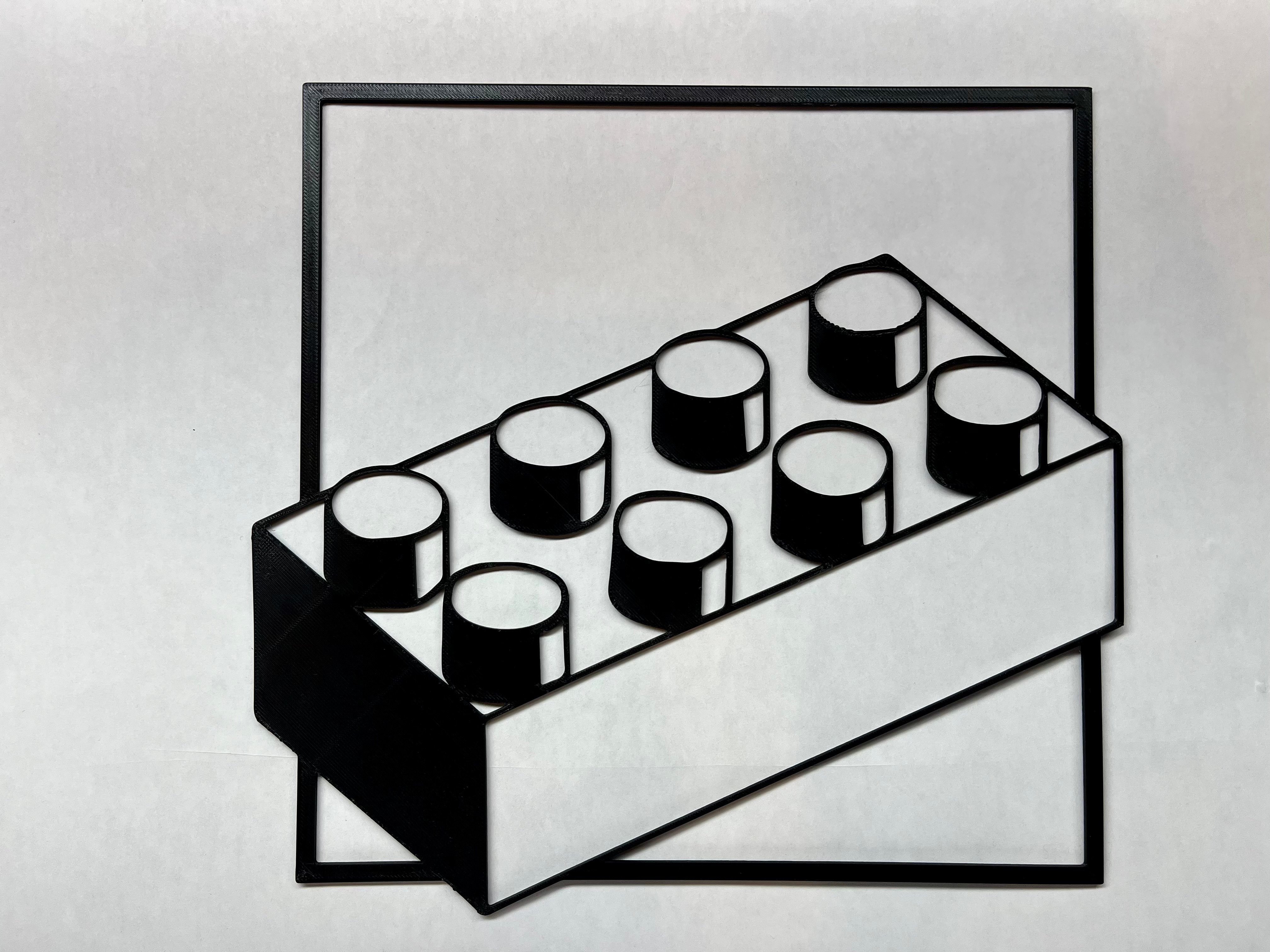 LEGO 2X4 Wall Art