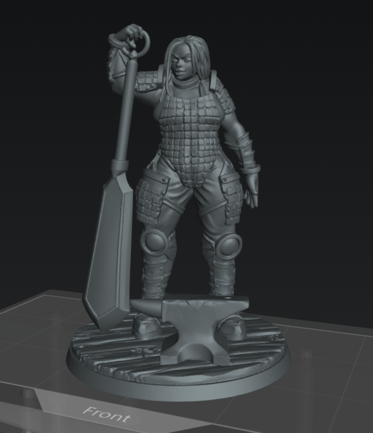 Human Barbarian Female 1
