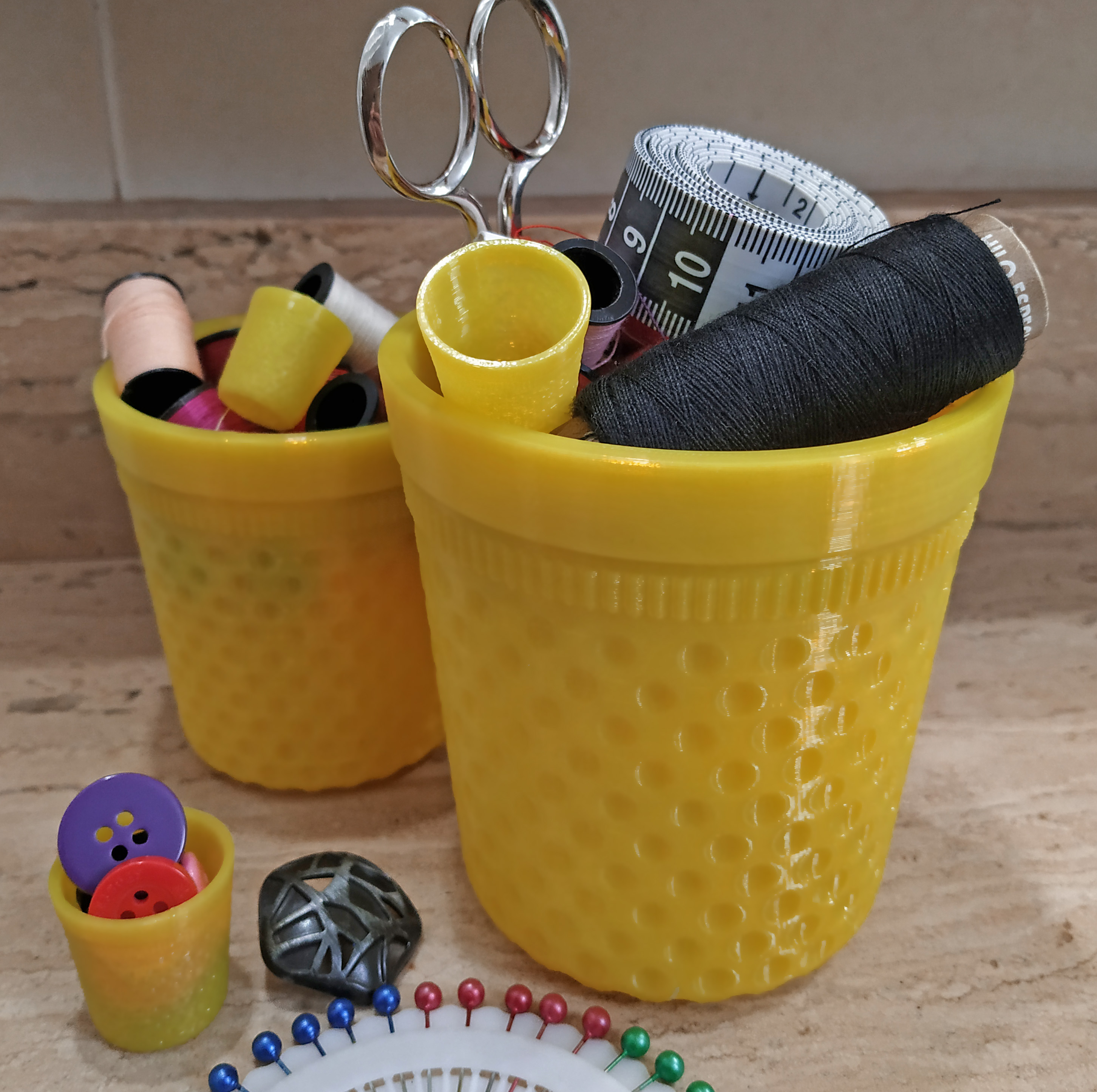 Thimble container or planter