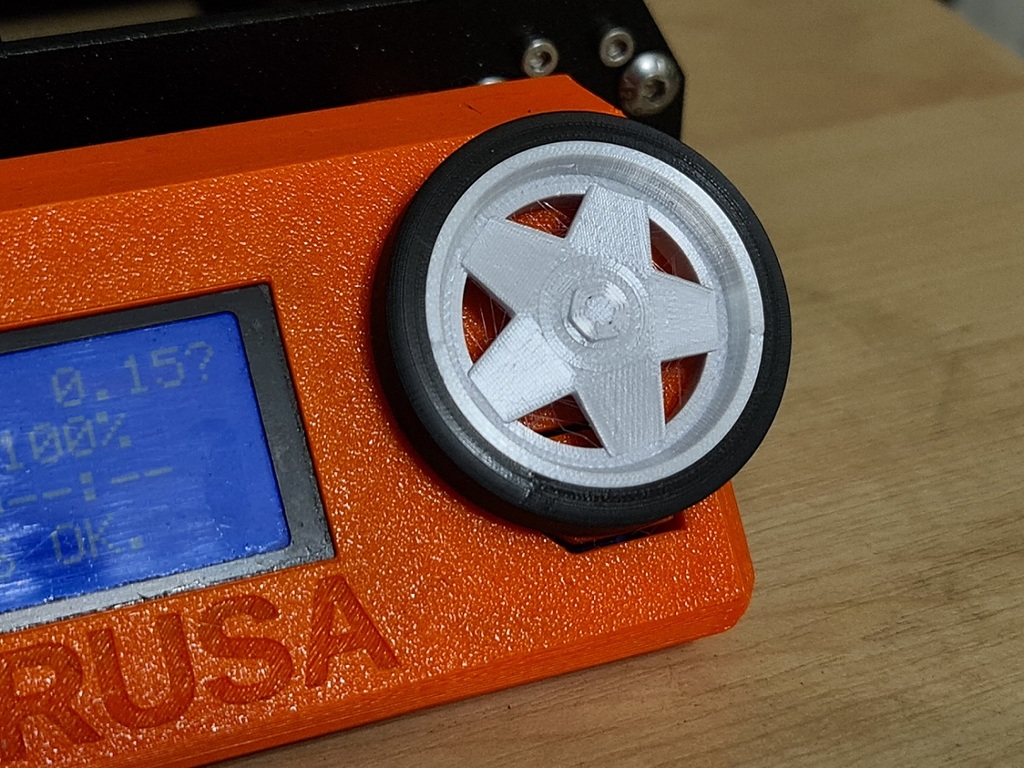 LCD Knob Wheel Borbet