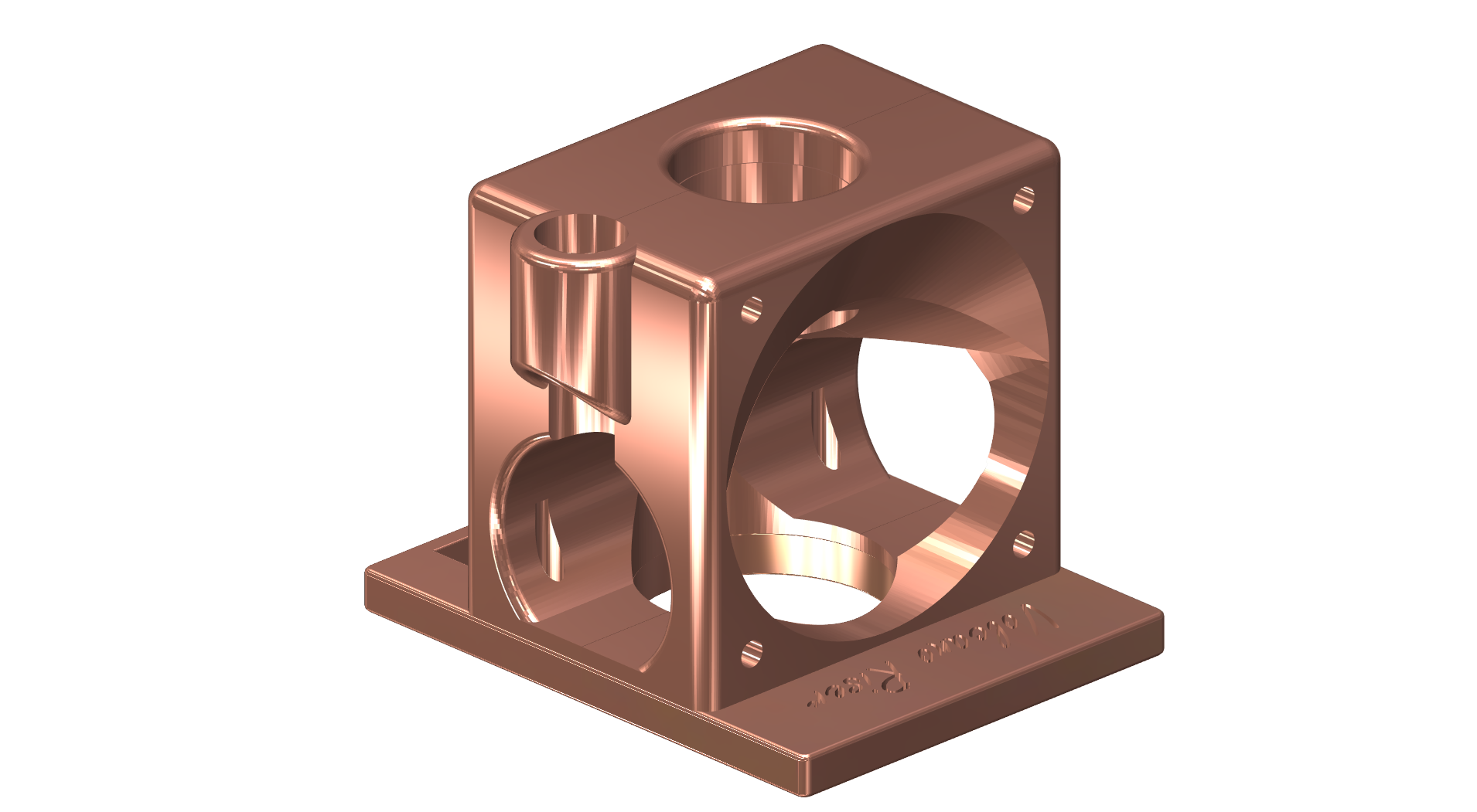 E3D V6 Mount and Volcano Riser for Anycubic Linear Plus
