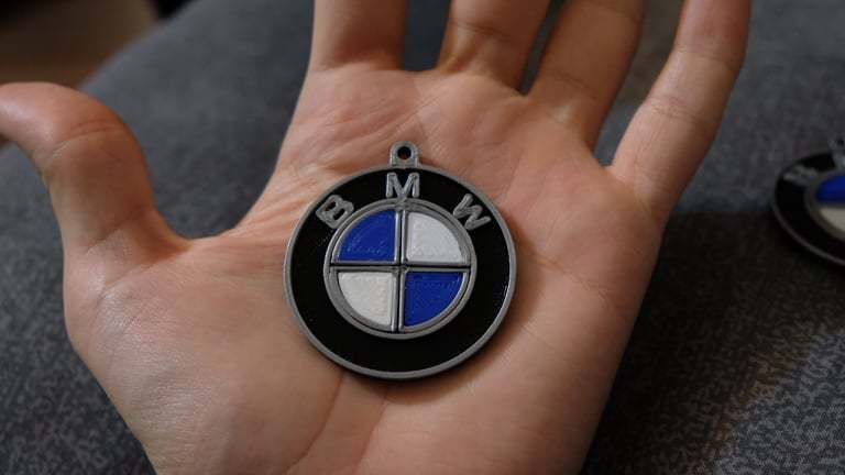 BMW logo Keychain