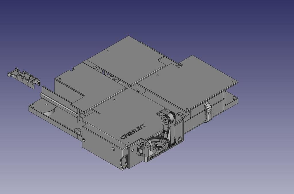 Creality Ender 3 Mod SKR 1.3 /MKS 1.4 Raspberry Pi, Drawer, Y- Chain