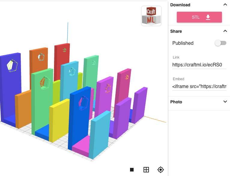 CraftML Wall Hook Customizable