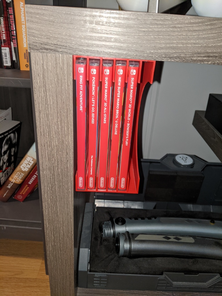 Nintendo Switch Game Case Holder (6) with screw holes