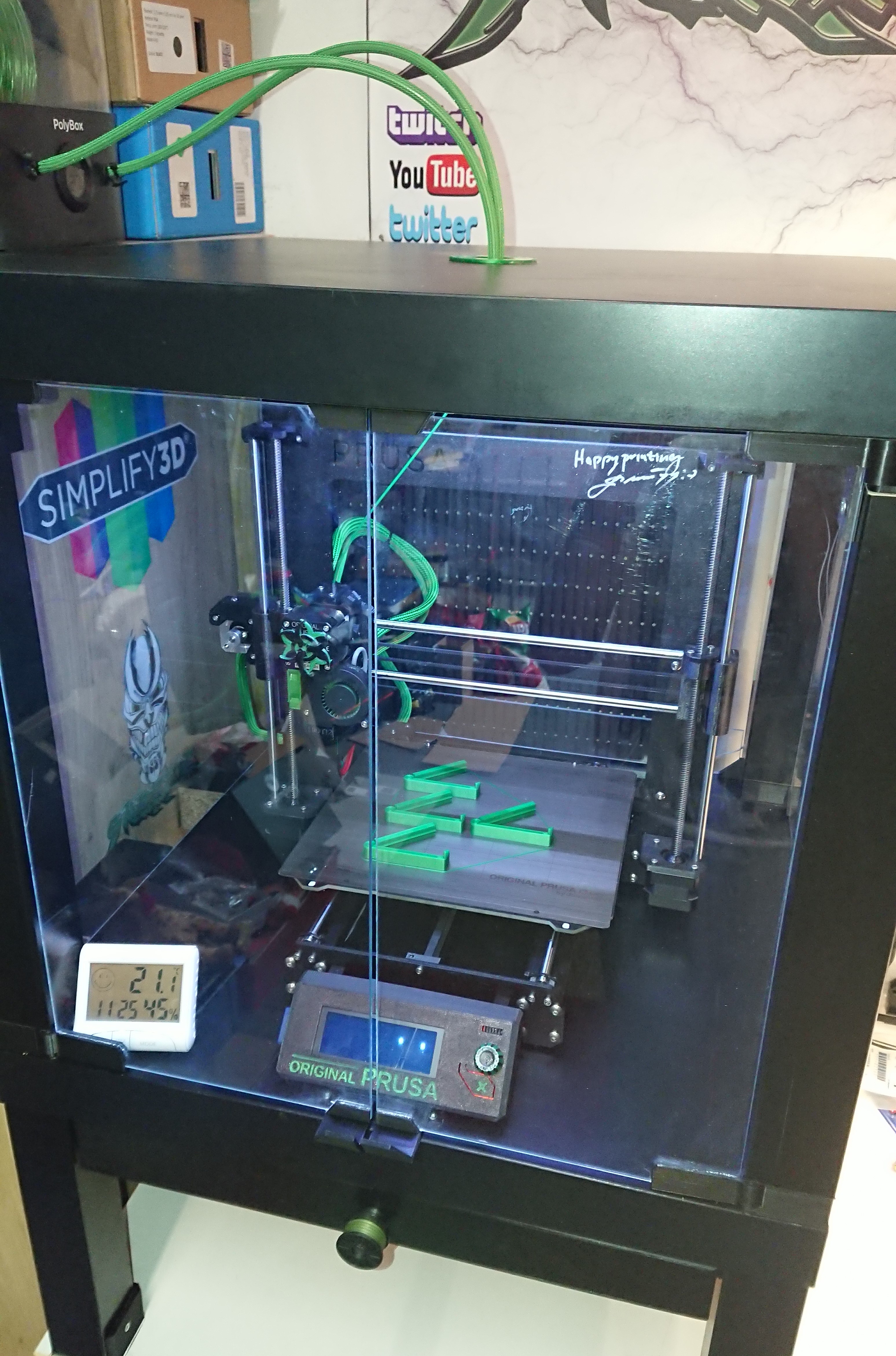 Original Prusa i3 MK3 ENCLOSURE DRAWER -Ikea Lack table