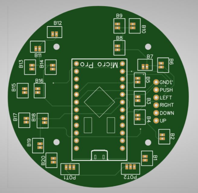 DIY sim racing wheel button board