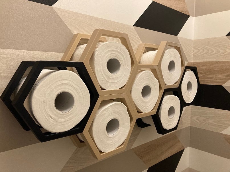 Toilet paper holder - 100% Printed