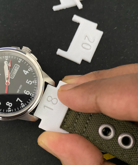 Watch strap measurement tool