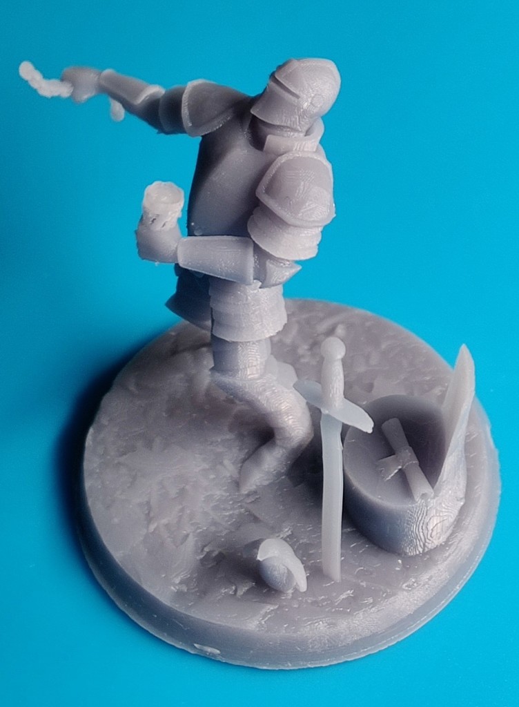 White Hat Paladin Oath of Throwing it Back Miniature