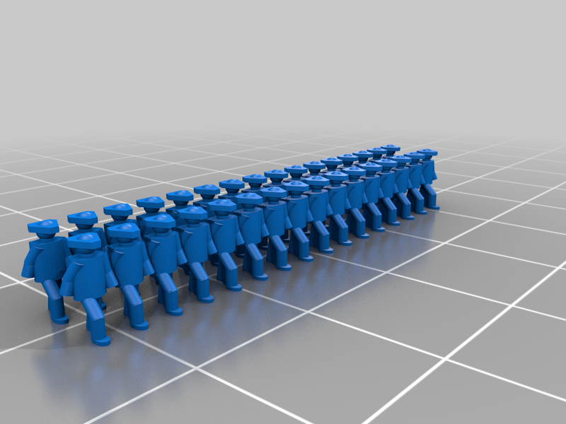 XVIII Soldiers Marching 6mm
