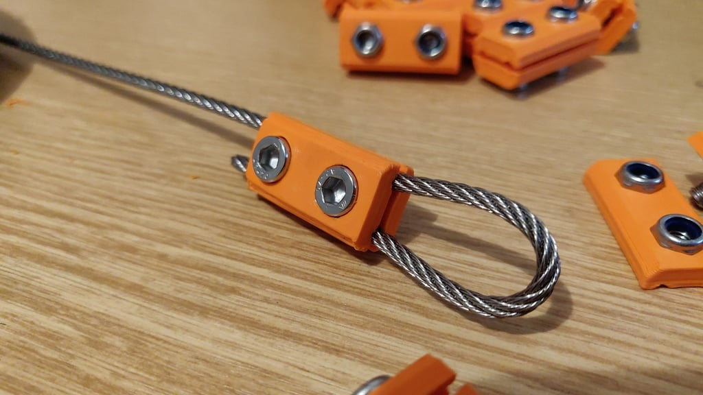 3mm steel rope clamp