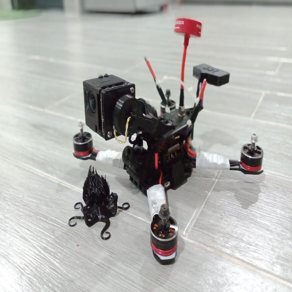 2 axis gimbal for 5' or 6' or 7' racing drone with Runcam Split or Caddx Turtle cameras