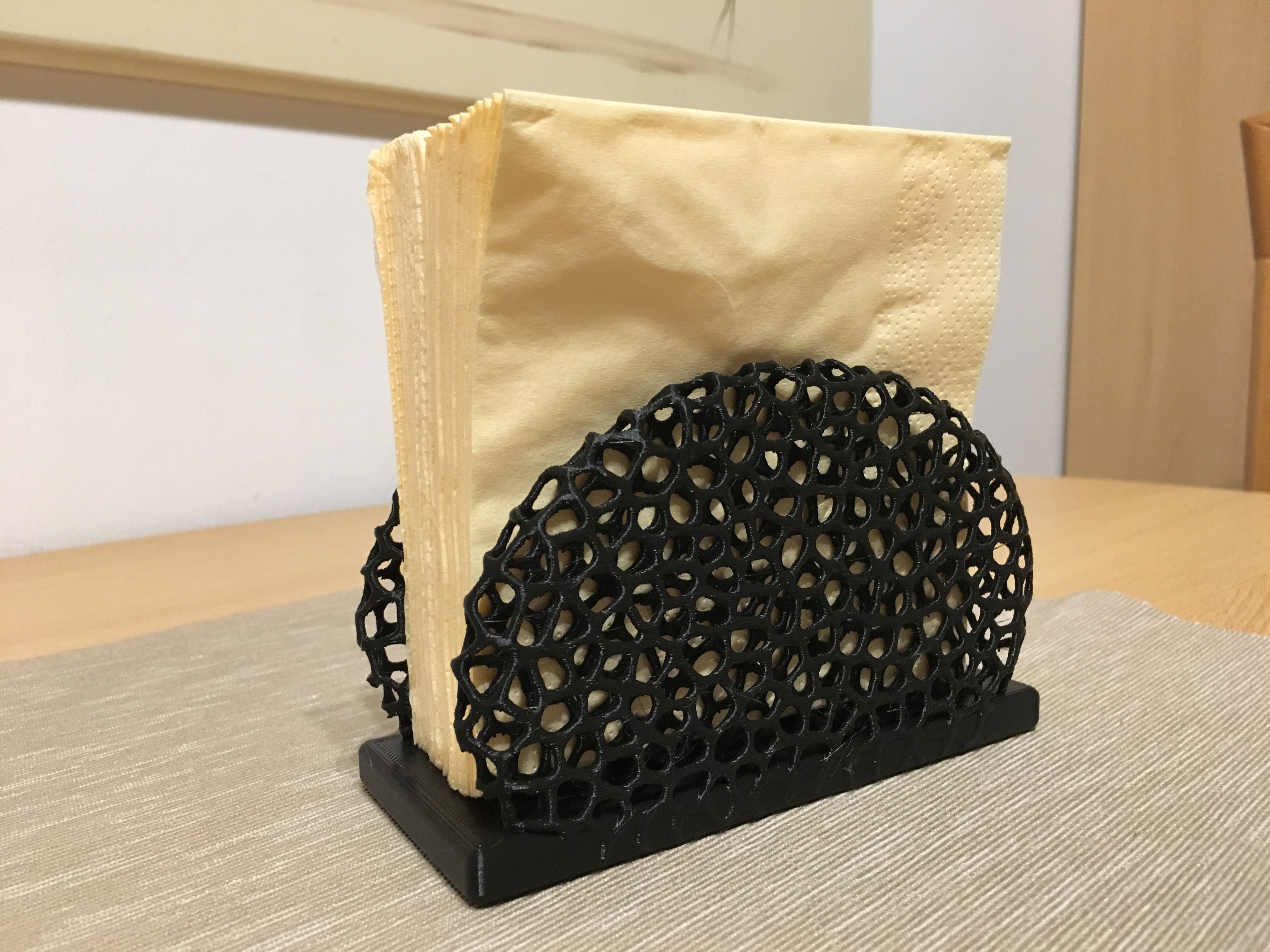 Napkin holder Voronoi Style