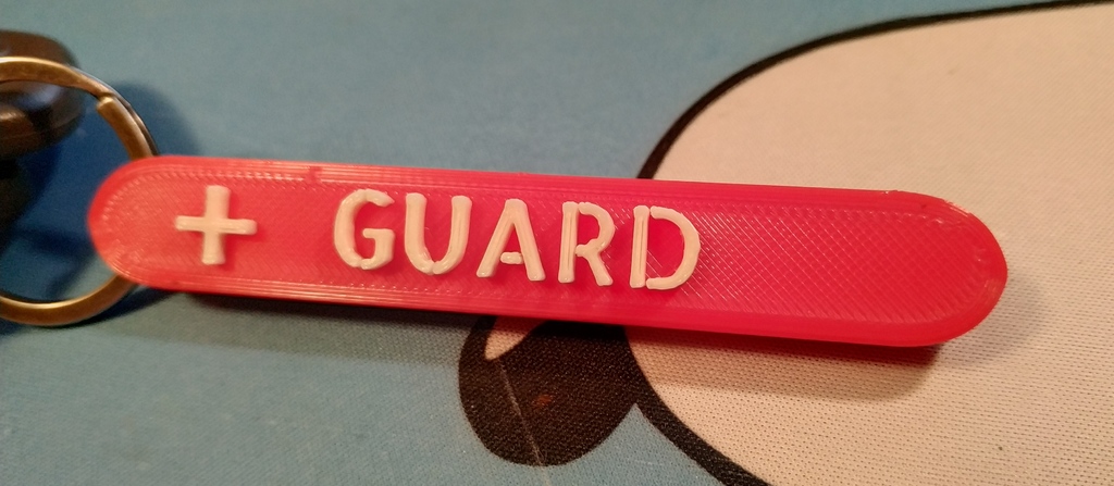 Lifeguard Tube Keychain